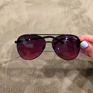 NWOT Quay Purple Aviators